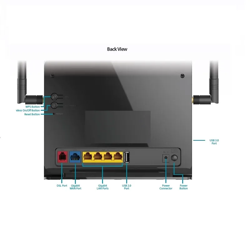 مودم VDSL/ADSL تی پی لینک  DSL-G2452DG/ME