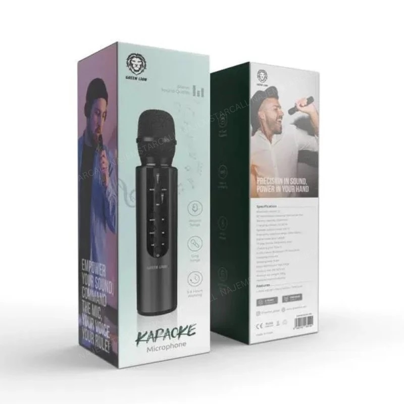 Green Karaoke Microphone میکروفن کارائوکه گرین لاین