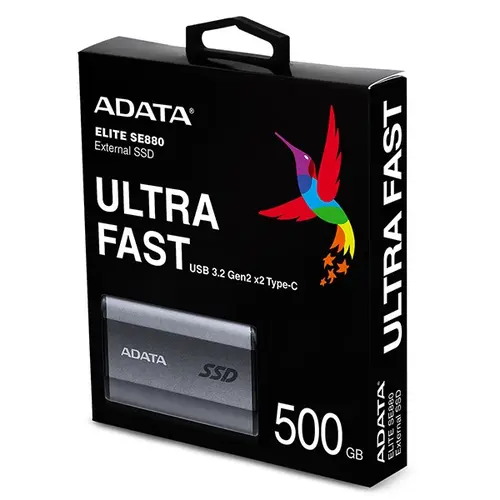 Adata Elite SE880 500GB اکسترنال SSD حافظه