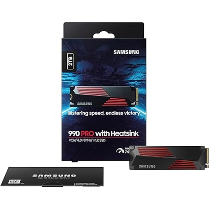 990 PRO PCIe 4.0 NVMe with Heatsink 2TB اینترنال سامسونگ SSD حافظه