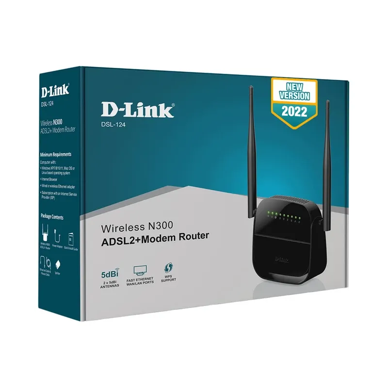 مودم +ADSL2 دی لینک DSL-124 NEW