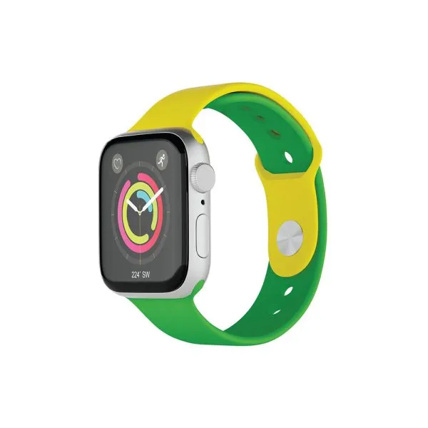 بند ساعت پرودو مدل  Lifestyle silicone brazil flag
