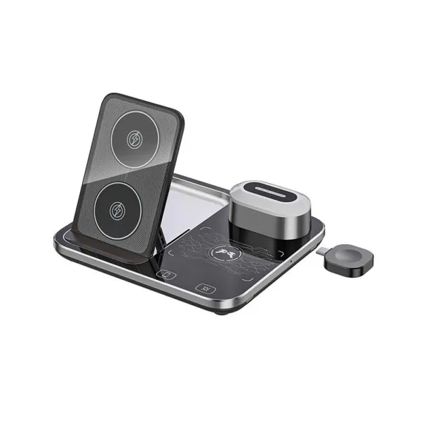 شارژر رومیزی گرین لاین مدل Wireless Charging Station2 4 in 1