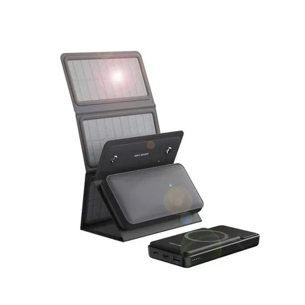 پاوربانک خورشیدی گرین لاین مدل SolarMax PD 20w ظرفیت 10000 میلی آمپر ساعت