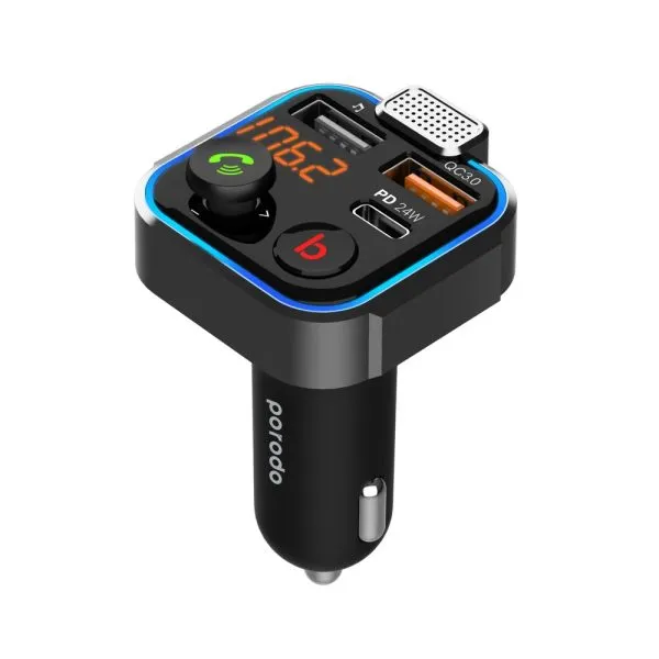 شارژر فندکی هوشمند پرودو مدل PD-FM42WBB