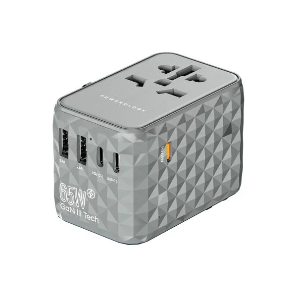 آداپتور پاورولوژی مدل P65W3PD-GY