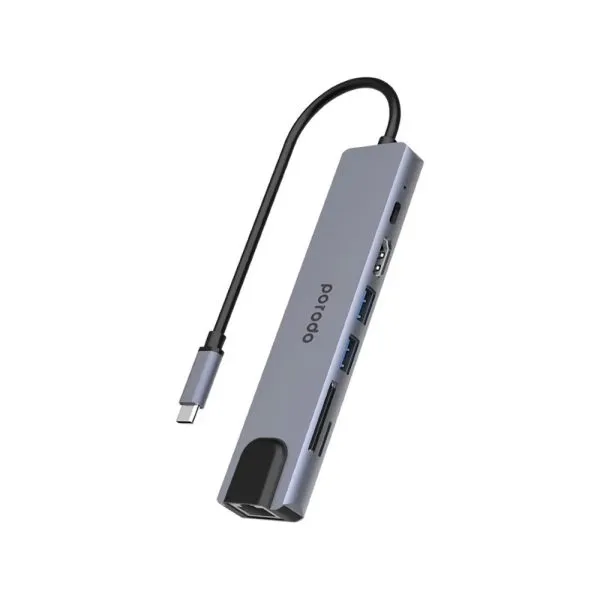 هاب 7 پورت USB-C پرودو مدل PD-4K71C