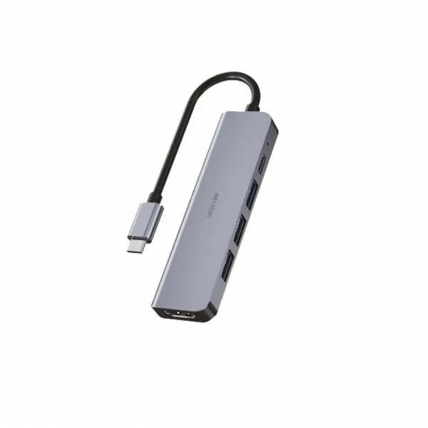 آداپتور  5 در 1 Type-C 4K گرین لاین مدل GNADA5IN1GY