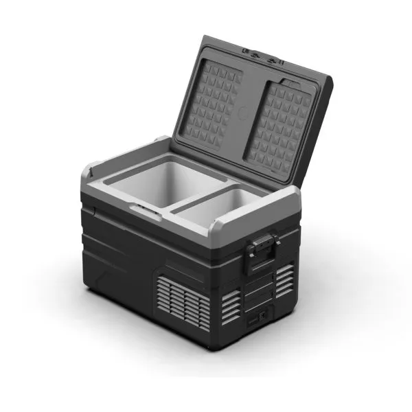 یخچال فریزر خودرو پاورولوژی مدل PPOF35LGY ظرفیت 37.5 لیتری