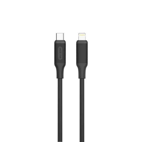 کابل تبدیل USB-C به لایتنینگ گرین لاین مدل PVC طول 1 متر