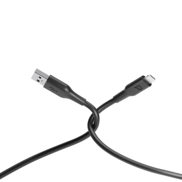 کابل USB-A به لایتنینگ پاورولوژی مدل P3BLBK طول 3 متر