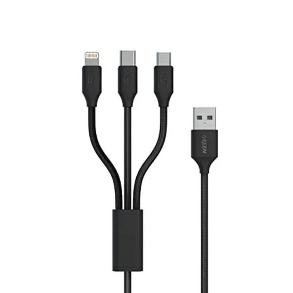 کابل 3 در 1 گرین لاین مدل GN3IN1C