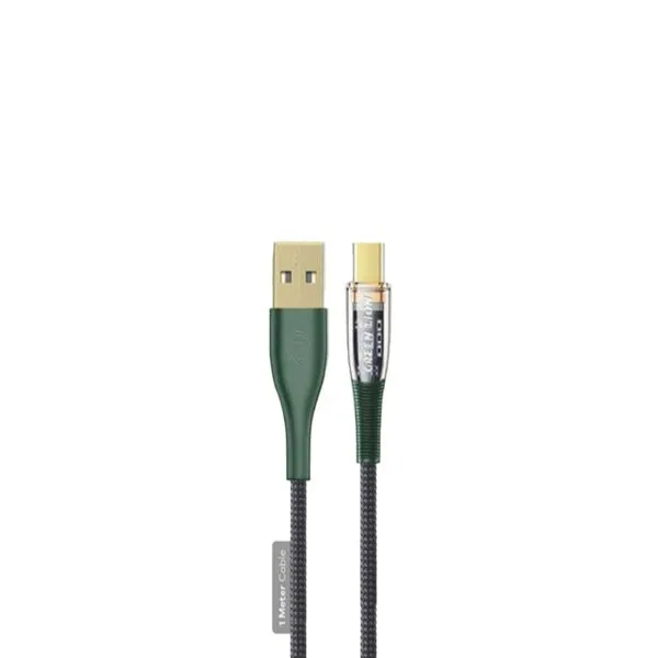 کابل تبدیل USB-A به Type-C گرین لاین مدل GNTSATYC1MBK طول 1 متر