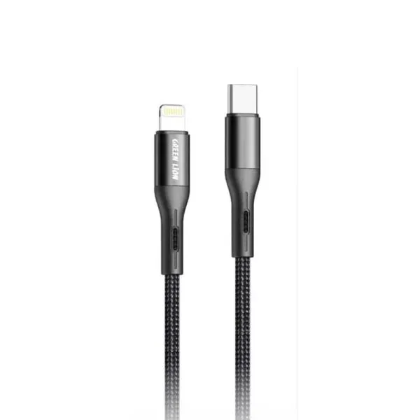 کابل Type-C به Lightning گرین لاین مدل GNBCTLC2MBK طول 2 متر