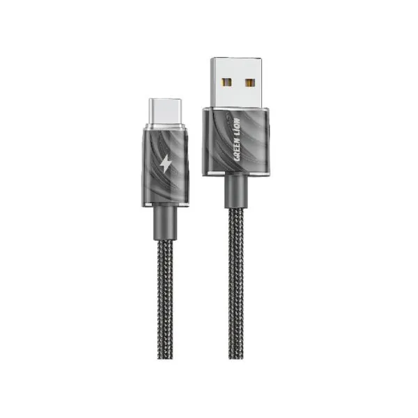 کابل USB-A به USB-C گرین لاین مدل GNTHCKBCACBK طول 1 متر