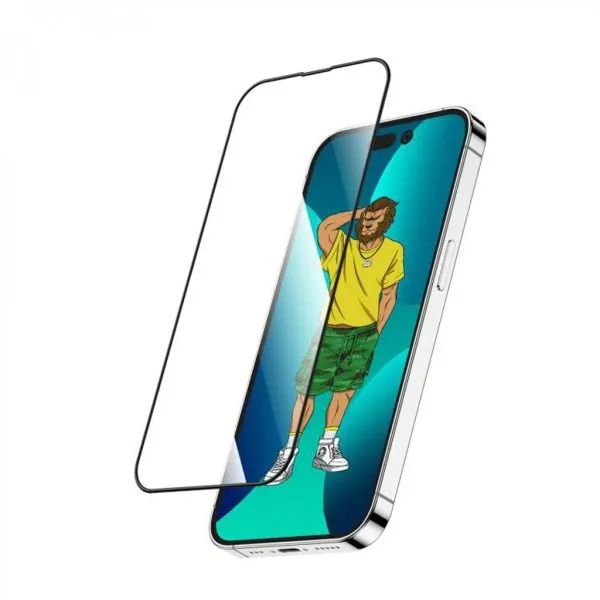 محافظ صفحه نمایش گرین لاین مدل 3D Silicone HD برای iPhone 14 Pro Max