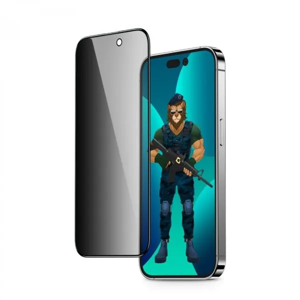 محافظ صفحه نمایش گرین لاین مدل 3D Silicone Privacy برای iPhone 13 Pro Max/14 Plus