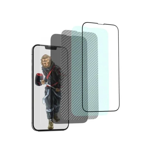 محافظ صفحه نمایش گرین لاین مدل 3D Forte Privacy برای iPhone 13 / 13 Pro