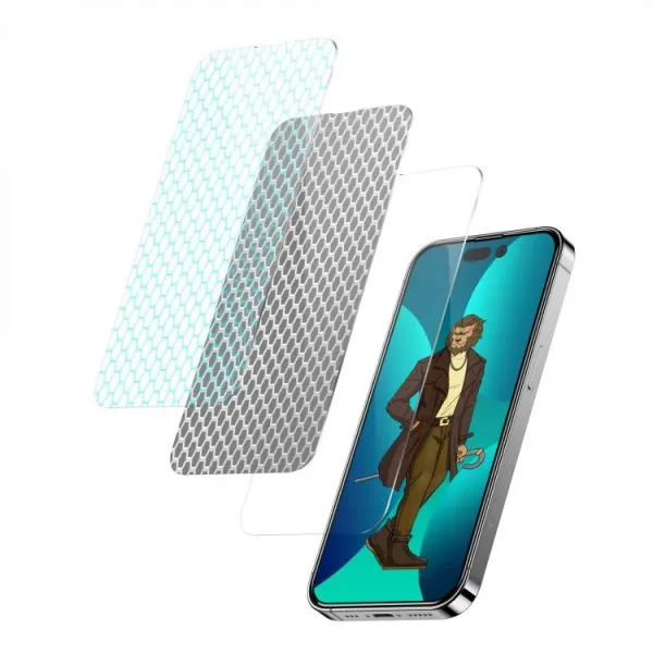 محافظ صفحه نمایش گرین لاین مدل 3D Curved برای iPhone 14 Pro Max