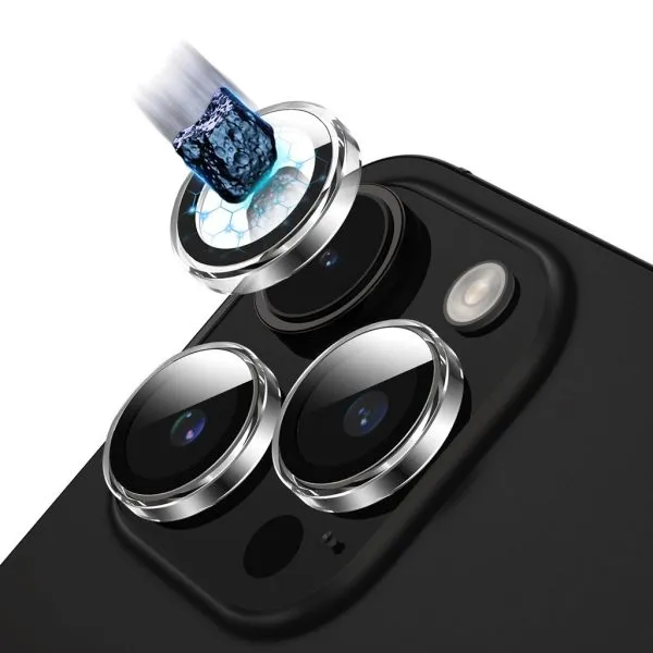 محافظ لنز دوربین گرین لاین مدل Trio Camera برای iPhone 15 Pro / iPhone 15 Pro Max