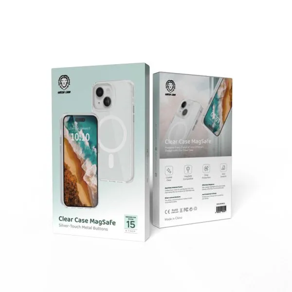 قاب مگ سیف گرین لاین برای iPhone 15 مدل GNCLRCM15CL