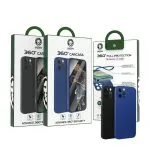 گلس‌ای سه‌بعدی 360 درجه کارکاسا + قاب برای iPhone 12 Pro Max (6.7 اینچ) -  - برند گرین لاین Green lion - تصویر 5