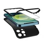 گلس‌ای سه‌بعدی 360 درجه کارکاسا + قاب برای iPhone 12 Pro Max (6.7 اینچ) -  - برند گرین لاین Green lion - تصویر 6