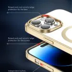 محافظ Delgado Chrome Magsafe برای iPhone 14 Pro (6.1 اینچ) - بنفش - برند گرین لاین Green lion - تصویر 5