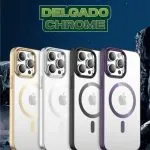 محافظ Delgado Chrome Magsafe برای iPhone 14 Pro Max (6.7 اینچ) - نقره ای - برند گرین لاین Green lion - تصویر 6