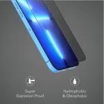 محافظ صفحه نمایش ای ضد الکتریسیته ساکن برای آیفون 13 پرو - مشکی - برند لِوِلو Levelo - تصویر 9