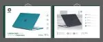 قاب محافظ پوسته سخت فوق slim فیبر کربن  برای Macbook Pro 13 اینچ 2020 - فیروزه ای - برند گرین لاین Green lion - تصویر 3