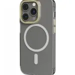 قاب پشتی شفاف MagSafe Sensa برای iPhone 14 Pro - Clear/Champagne - برند لِوِلو Levelo - تصویر 2