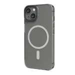 قاب پشتی شفاف MagSafe Sensa برای آیفون 14 - شفاف/خاکستری - برند لِوِلو Levelo