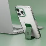 مدل مورفیکس کلارا Gripstand iPhone 14 Pro Max IMD Clear Back قاب - سبز - برند لِوِلو Levelo - تصویر 2