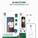 محافظ صفحه نمایش ای HD  3D AG/matte برای iPhone 13 Pro Max - Clear - برند گرین لاین Green lion - تصویر 9