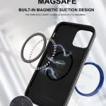 قاب سیلیکونی  Lusso MagSafe 360 برای iPhone 12 / 12 Pro (6.1 اینچ) - آبی - برند گرین لاین Green lion - تصویر 8