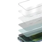 محافظ صفحه نمایش ای  Glass Green 3D AG/matte برای iPhone 13 Pro Max - مشکی - برند گرین لاین Green lion - تصویر 4