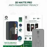 محافظ صفحه نمایش ای  Glass Green 3D AG/matte برای iPhone 13 Pro Max - مشکی - برند گرین لاین Green lion - تصویر 7