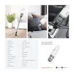 جارو شارژی پرودو مدل Cordless Stick PD-LSPVC - تصویر 4