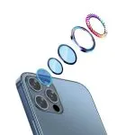 محافظ لنز دوربین گرین لاین مدل Anti-Glare Transparent برای iPhone 12 Pro Max - تصویر 5