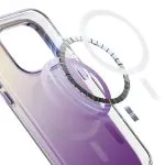 قاب  رنگین کمان Magsafe برای آیفون 14 (6.1 اینچ) - بنفش - برند گرین لاین Green lion - تصویر 4