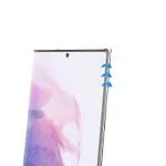 محافظ صفحه گلس ای سه بعدی UV  برای Samsung Galaxy S22 - Clear - برند گرین لاین Green lion - تصویر 2
