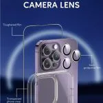 قاب و لنز ی 3 در 1 9H برای iPhone 14 (6.1 اینچ) - پاک کردن - برند گرین لاین Green lion - تصویر 6