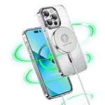 قاب Magsafe مات  برای آیفون 14 پرو (6.1 اینچ) - نقره ای - برند گرین لاین Green lion - تصویر 4