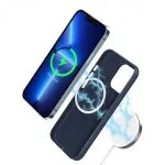 قاب چرمی  Luju MagSafe برای iPhone 13 Pro Max (6.7 اینچ) - صورتی - برند گرین لاین Green lion - تصویر 3