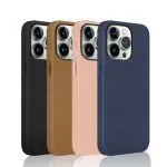 قاب چرمی  وگان برای iPhone 13 Pro Max (6.7 اینچ) - آبی - برند گرین لاین Green lion