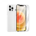قاب  360 کارساکا پلاس با گلس معمولی HD برای آیفون 13 پرو مکس - سفید - برند گرین لاین Green lion - تصویر 3