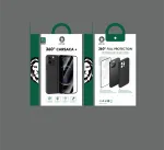 قاب  360 کارساکا پلاس با گلس معمولی HD برای آیفون 13 پرو مکس - مشکی - برند گرین لاین Green lion - تصویر 2