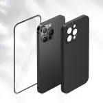 قاب  360 کارساکا پلاس با گلس معمولی HD برای آیفون 13 پرو مکس - مشکی - برند گرین لاین Green lion - تصویر 3