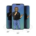 پک محافظتی گرین لاین مدل 2.5D 9H Steve برای iPhone 13 Pro Max
